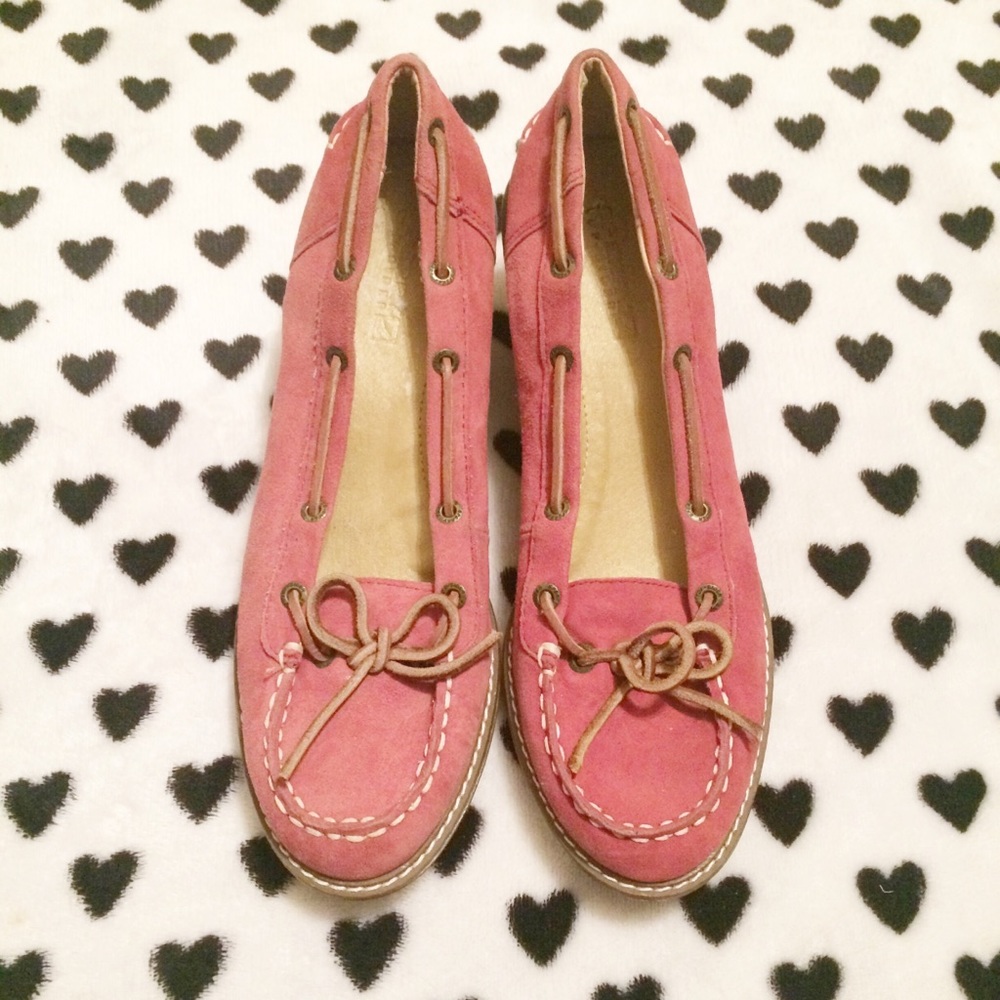 Sperry Top-Sider Coral Boat Shoes Size 8